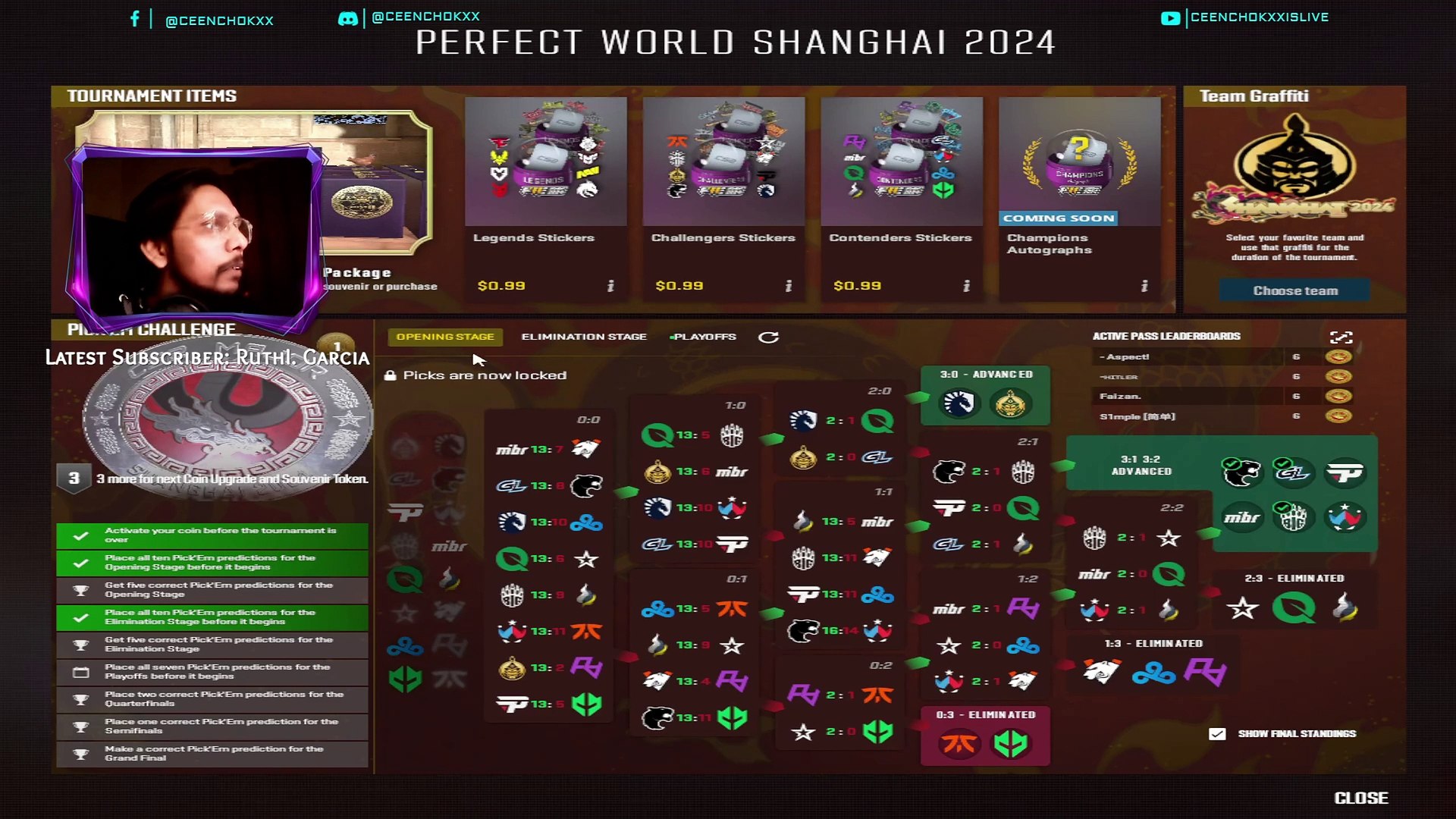 Shangai Major Playoffs Picks 2024 CS2