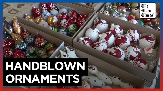 Bulgarian workshop continues handblown Christmas ornament tradition