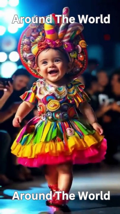 Funny Kids Walking