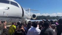 Crowd welcomes Musa Aman back to Sabah in governor role Part 2