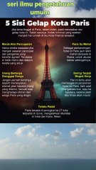 5 Sisi Gelap Kota Paris yang Jadi Tuan Rumah Olimpiade#short#paris