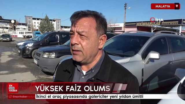 İkinci el araç piyasasında galericiler yeni yıldan ümitli