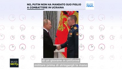 No, il video non mostra Putin che manda suo figlio a combattere in Ucraina