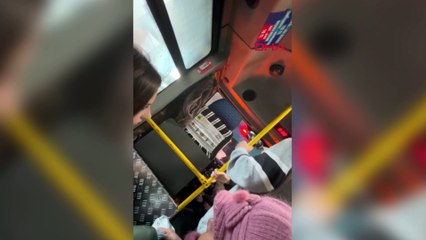 Sarıyer'de minibüs şoförü kapıları kitledi, kimsenin inmesine izin vermedi