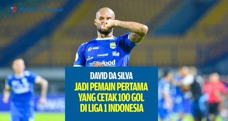 David da Silva Jadi Pemain Pertama yang Cetak 100 Gol di Liga 1 Indonesia