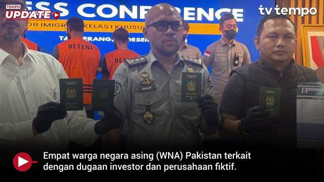 Imigrasi Tangkap 4 WNA Pakistan Kasus Investor dan Perusahaan Fiktif