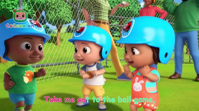 Take Me Out to the Ball Game Song! | CoComelon Nursery Rhymes & Kids Songs