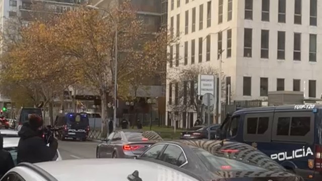 Begoña Gómez llega a los juzgados de Plaza de Castilla.