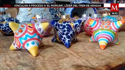 En Puebla, 'Talavera Salazar' crea esferas artesanalmente