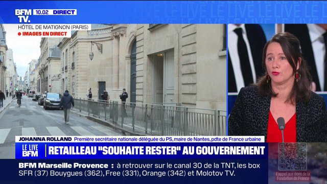S'il s'agit de retourner dans ce qui a été tenté la dernière fois avec la droite, oui nous censurerons , déclare Johanna Rolland, maire (PS) de Nantes
