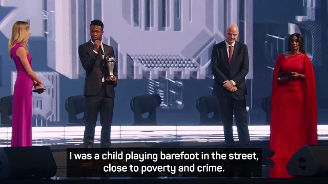 Vinicius Junior wins 2024 FIFA Best men's player of the year