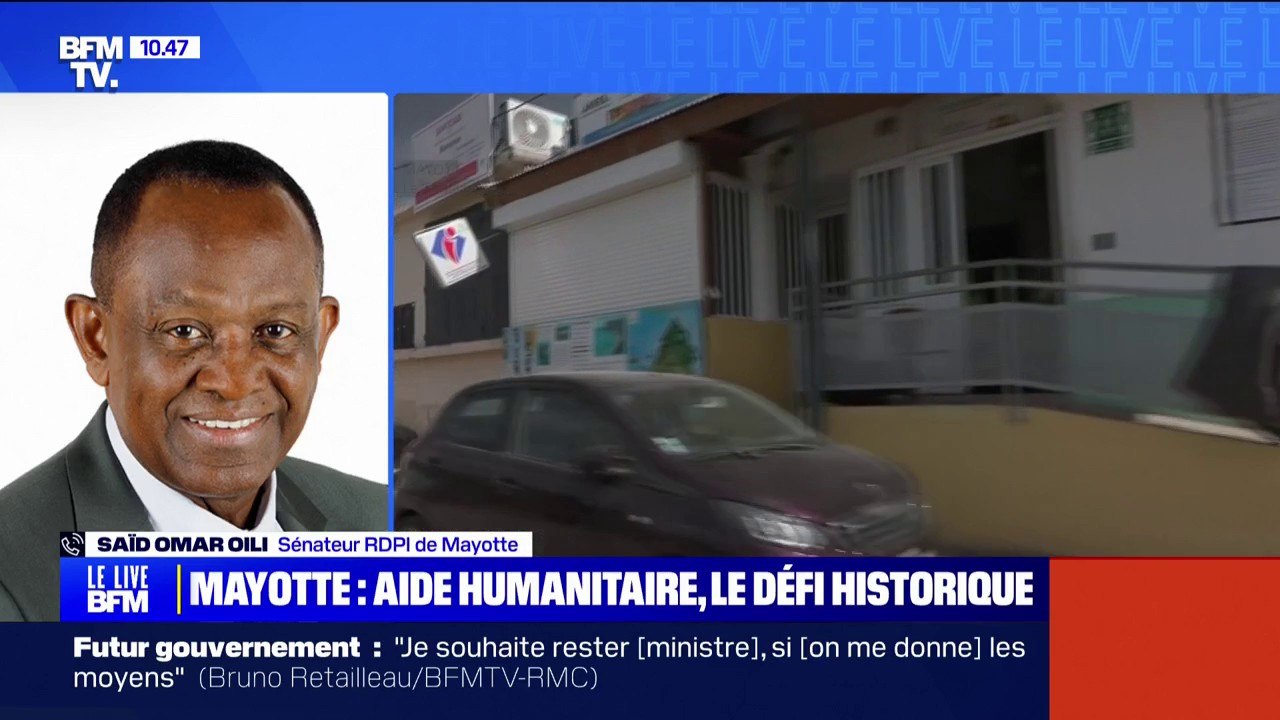 Mayotte: "Il va y avoir des maladies, c'est certain" déplore Saïd Omar Oili, sénateur RDPI de Mayotte