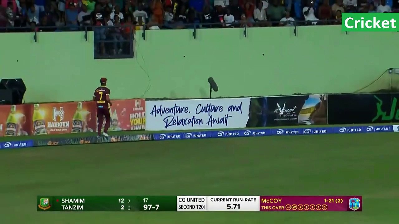 West Indies vs Bangladesh 2nd T20I Highlights 2024
