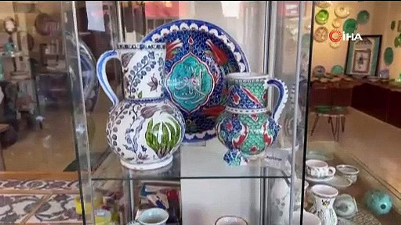 54 yıldır çini ve seramik üreten usta, yeni ustalar için ömrünü adadı