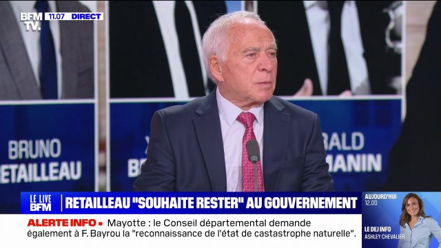 François Patriat (sénateur RDPI) affirme qu'un retrait de la réforme des retraites n'est pas envisageable