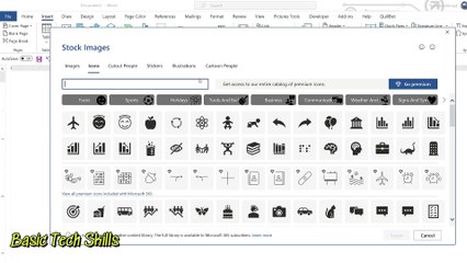 How to insert Phone and Email Symbol in Word