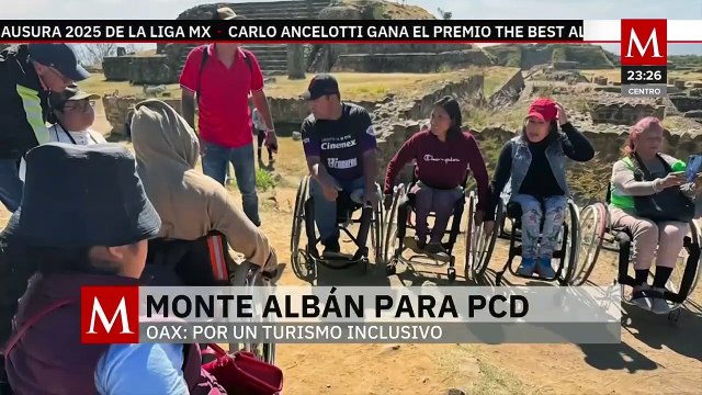 Monte Albán implementa accesibilidad para personas con discapacidad