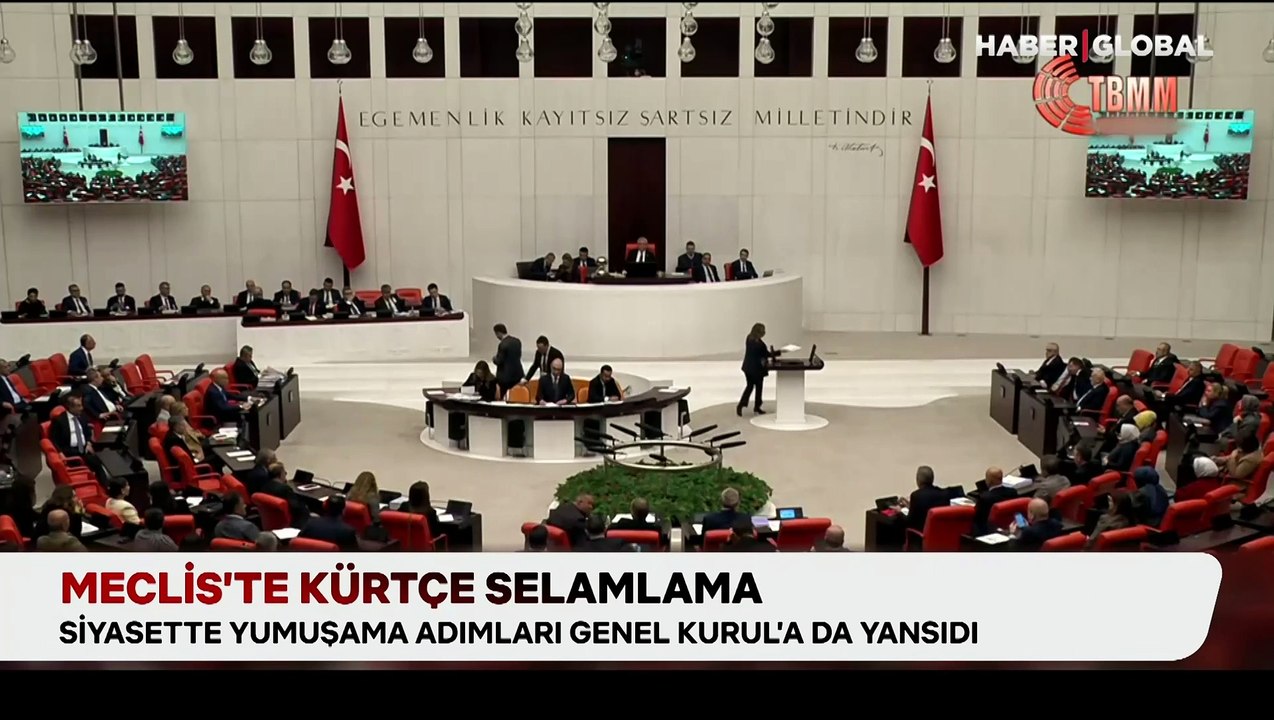 Meclis'te Kürtçe selamlama