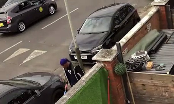 Chilling moment son wheeled trolley and spade home to bury body after killing mum