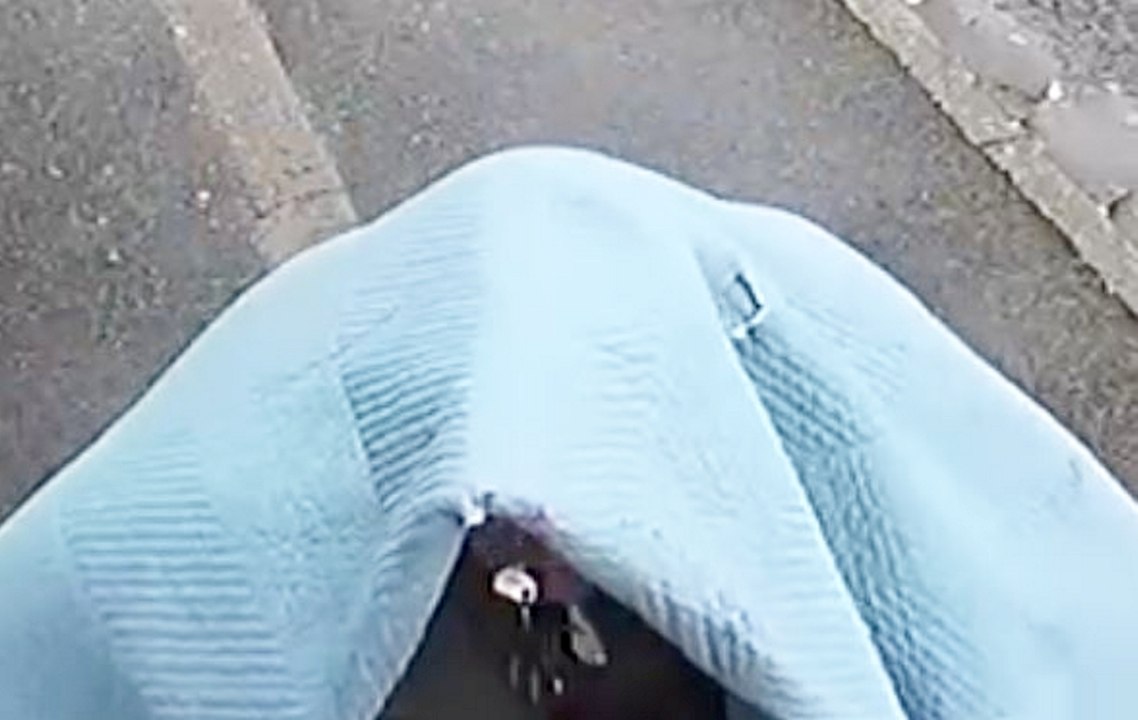 Mystery 'blanket man' caught on CCTV hanging dead pheasants outside shop