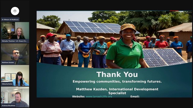 Matthew Kazden on Climate Equity at 7th Green Business Talk 🌍