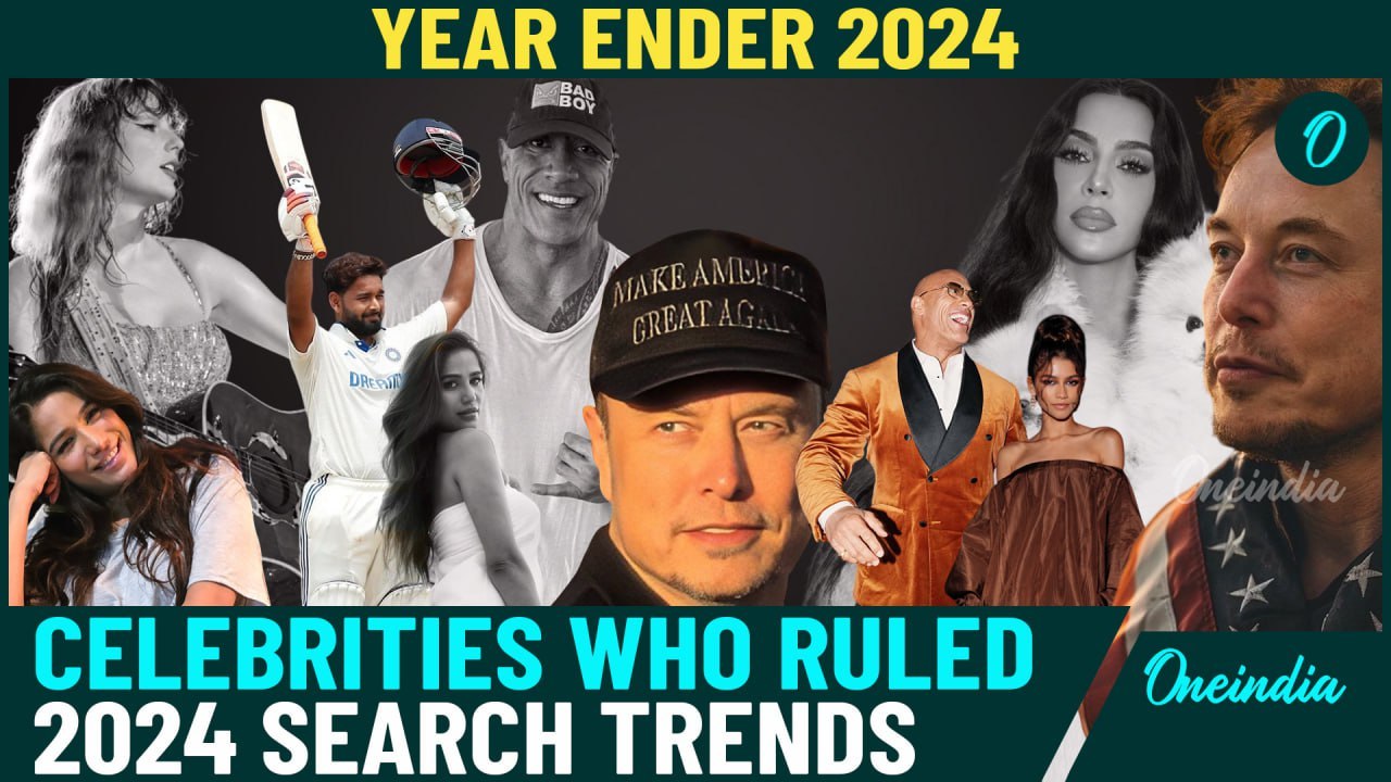 Poonam Pandey, Radhika Merchant, Elon Musk, Rishabh Pant, & Zendaya dominated 2024 searches