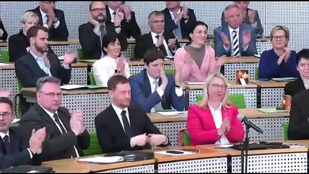 Sachsen: Kretschmer zum Ministerpräsidenten gewählt - im zweiten Anlauf