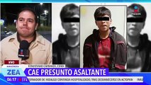 Detienen a dos presuntos asaltantes en la CDMX