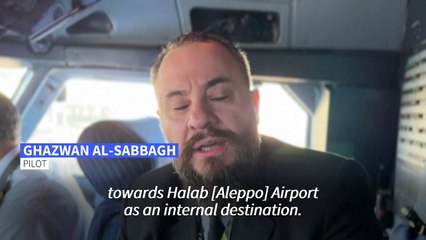 First flight since Assad's fall takes off from Damascus airport