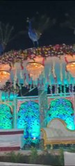 stage decoration with lighting