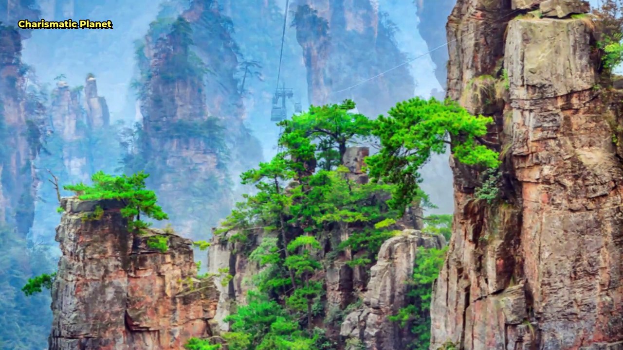 Floating Mountains in China