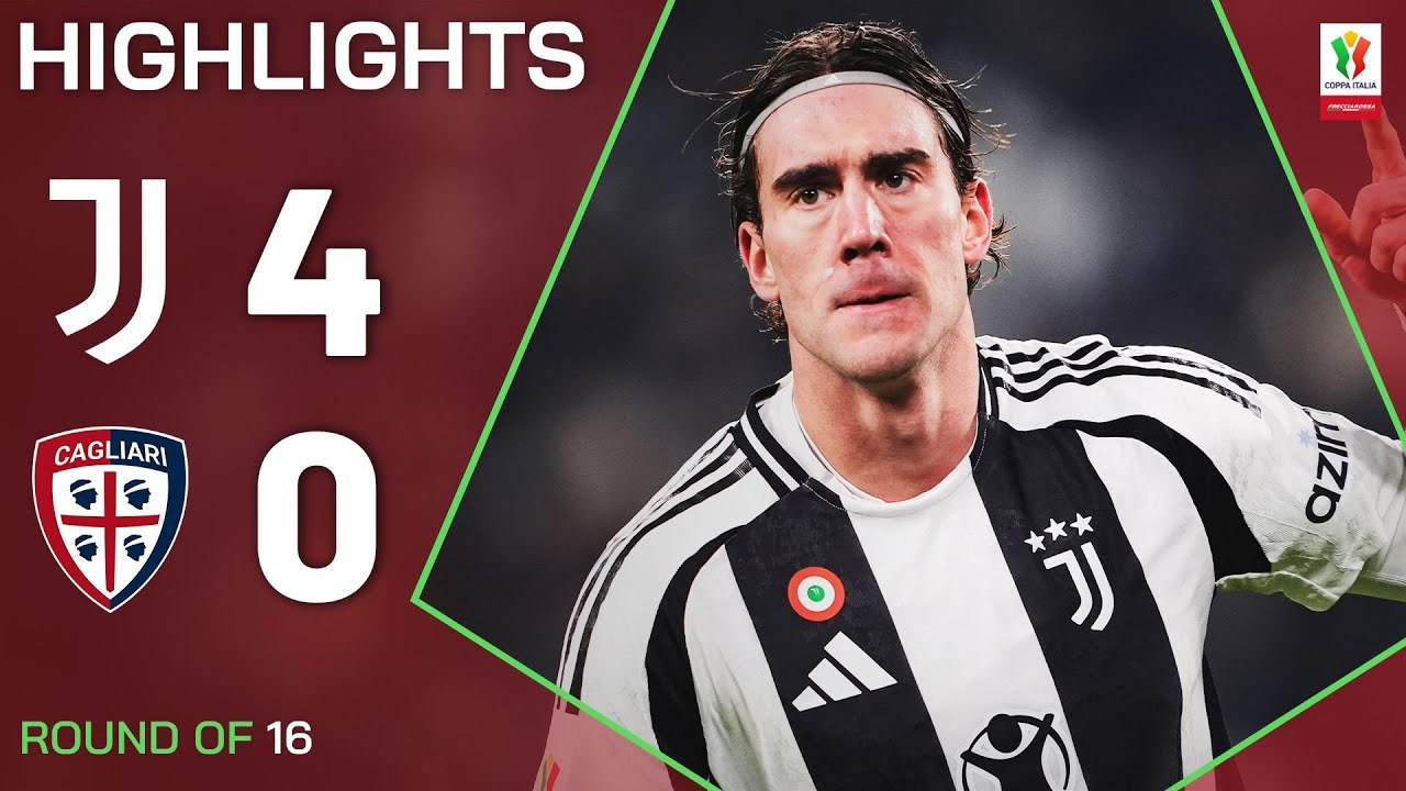Juventus vs Cagliari (4-0) | Copa Italia 2024 |...