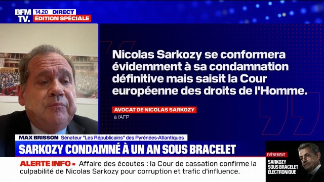 Il va vivre cette peine avec dignité : Max Brisson, sénateur LR, réagit à la condamnation de Nicolas Sarkozy dans l'affaire Bismuth