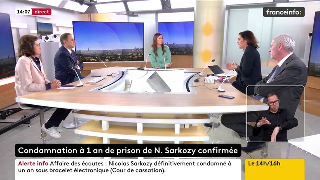 Affaire des écoutes: Nicolas Sarkozy définitivement condamné à porter un bracelet électronique pendant 1 an après la décision de la Cour de cassation - Il se conformera évidemment à cette décision , annonce son avocat