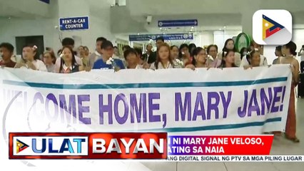 Mga kaanak at kaibigan ni Mary Jane Veloso, maagang dumating sa NAIA