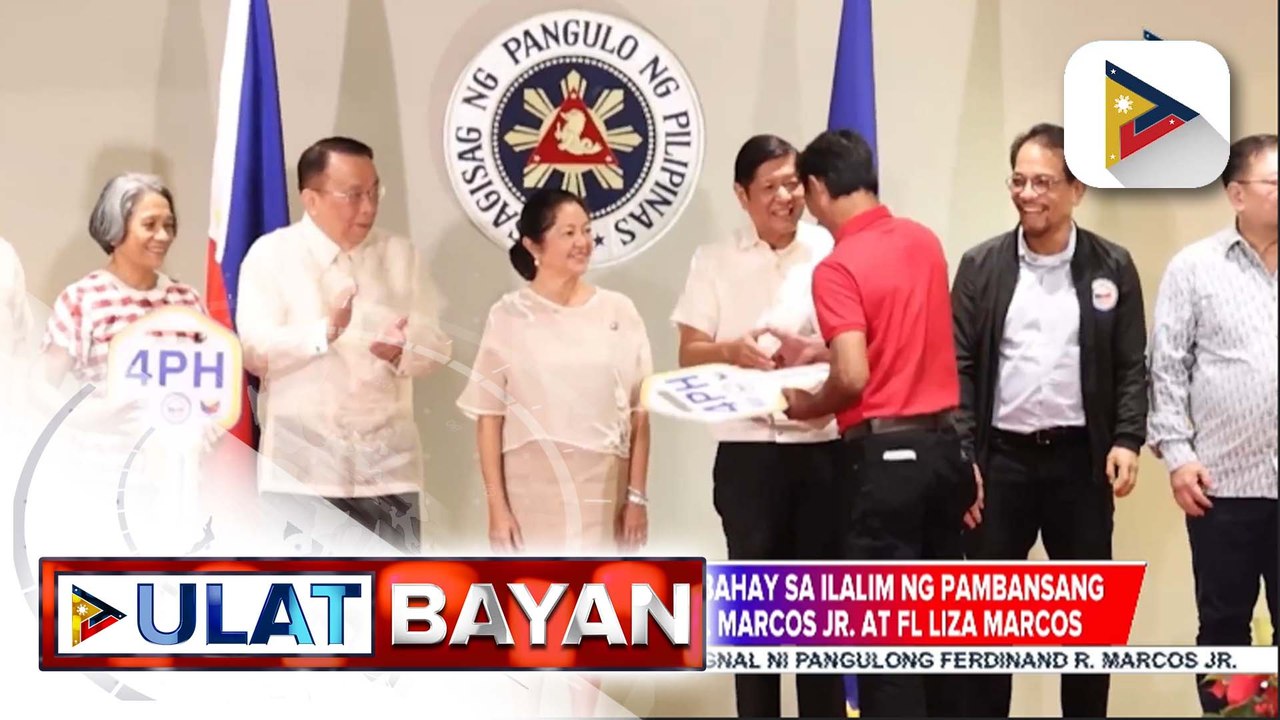 Turnover ng kauna-unahang pabahay sa ilalim ng pambansang pabahay, pinangunahan nina PBBM at FL Liza Marcos