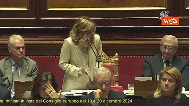 I versi Ua Ua della Meloni in Senato in replica all'opposizione su ruolo Governo contro la mafia