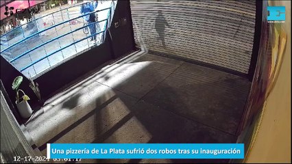 Una pizzería de La Plata sufrió dos robos tras su inauguración