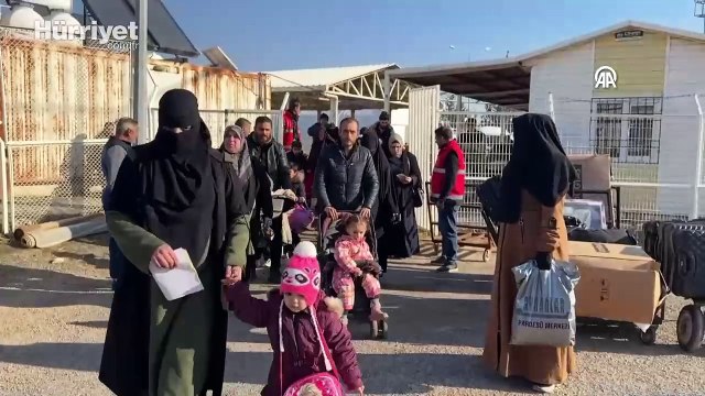 Türkiye'deki Suriyelilerin ülkelerine dönüşü sürüyor