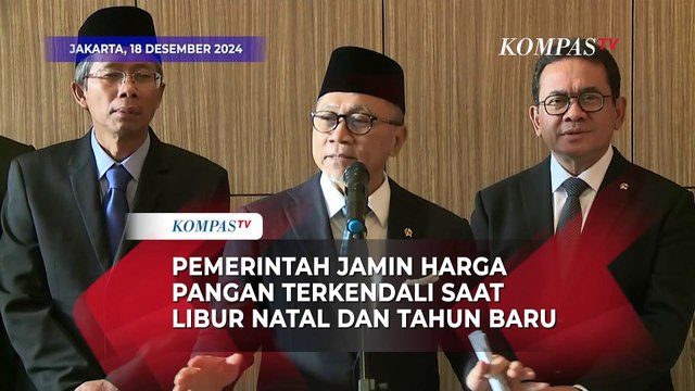 Menko Pangan Zulhas Jamin Harga dan Stok Pangan Terkendali saat Libur Nataru