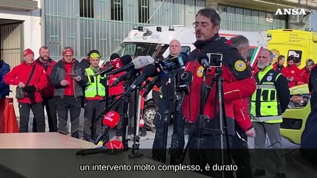 Speleologa salvata, Gabutti: Coinvolte in tutto 130 persone