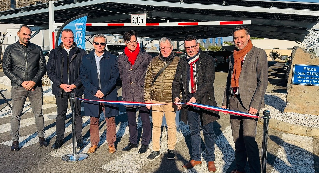 Énergies renouvelables : Bessan lance une dynamique avec sa première ombrière solaire