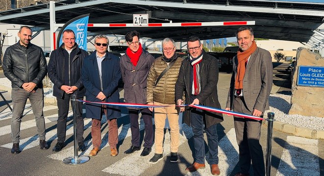 Énergies renouvelables : Bessan lance une dynamique avec sa première ombrière solaire