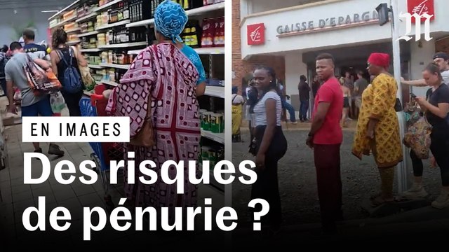 Mayotte : des longues files d’attente devant les magasins, stations-service et distributeurs de billets