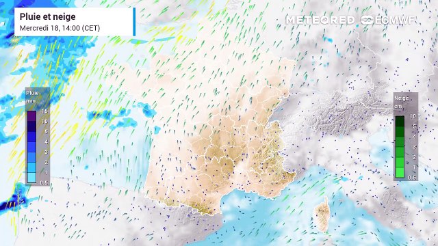 Fortes pluies, tempête, neige et chute des températures !