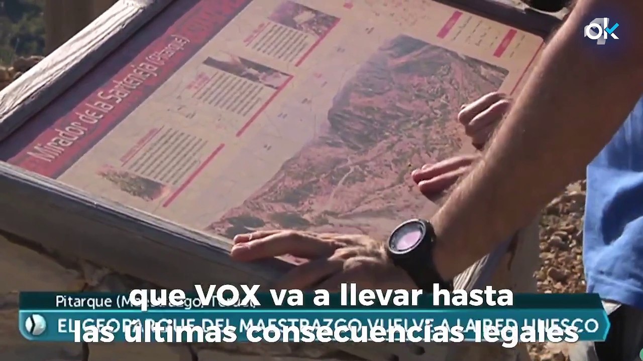 Vox denuncia ante la Fiscalía el cluster de renovables del Maestrazgo Especula con espacios protegidos
