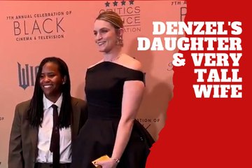 Denzel Washington’s daughter Katia and wife red carpet appearance
