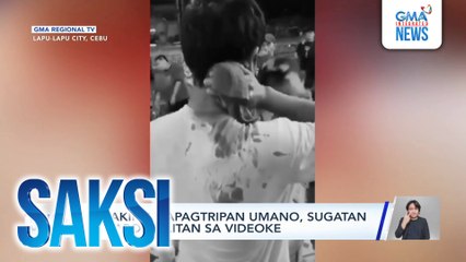 Lalaking napagtripan umano, sugatan matapos gilitan sa videoke | Saksi