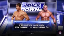 Eddie Guerrero vs Brock Lesnar