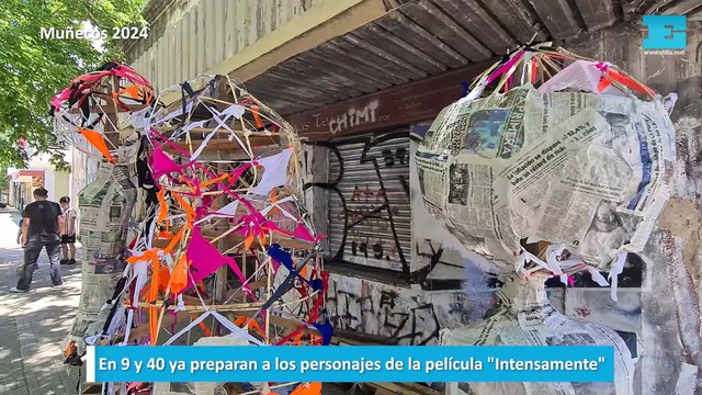 Muñecos 2024: En 9 y 40 ya preparan a los personajes de la película Intensamente